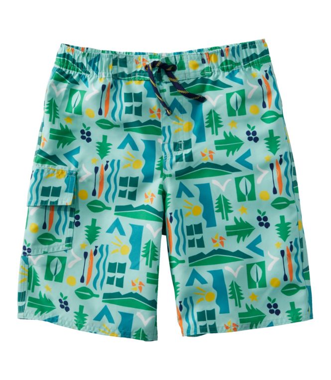 Boys' BeanSport Swim Shorts, Print