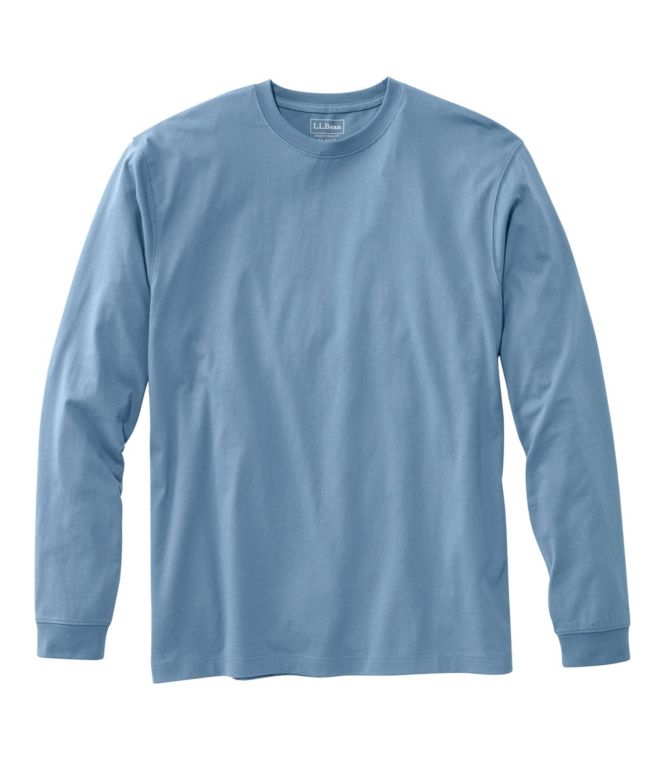 Men's Carefree Unshrinkable Tee, Traditional Fit, Long-Sleeve