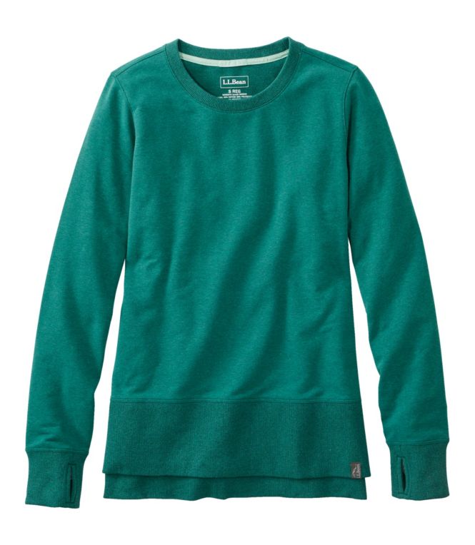 Women's L.L.Bean Cozy Sweatshirt, Split-Hem