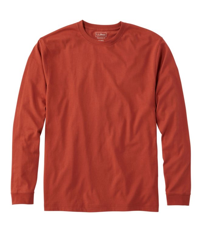Men's Carefree Unshrinkable Tee, Traditional Fit, Long-Sleeve