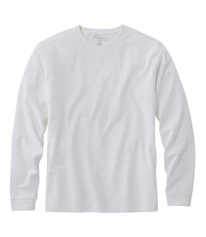 Men's Carefree Unshrinkable Tee, Traditional Fit, Long-Sleeve