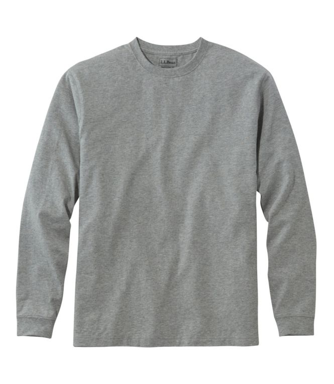 Men's Carefree Unshrinkable Tee, Traditional Fit, Long-Sleeve