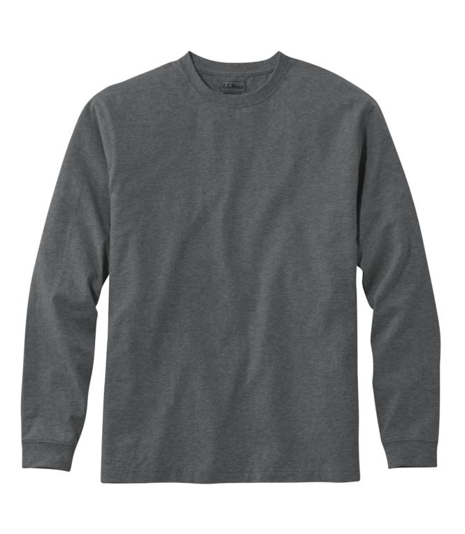 Men's Carefree Unshrinkable Tee, Traditional Fit, Long-Sleeve