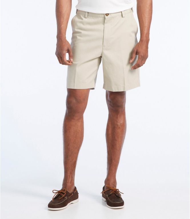 Men's Wrinkle-Free Double L® Chino Shorts, Natural Fit, Hidden Comfort Waist, 8