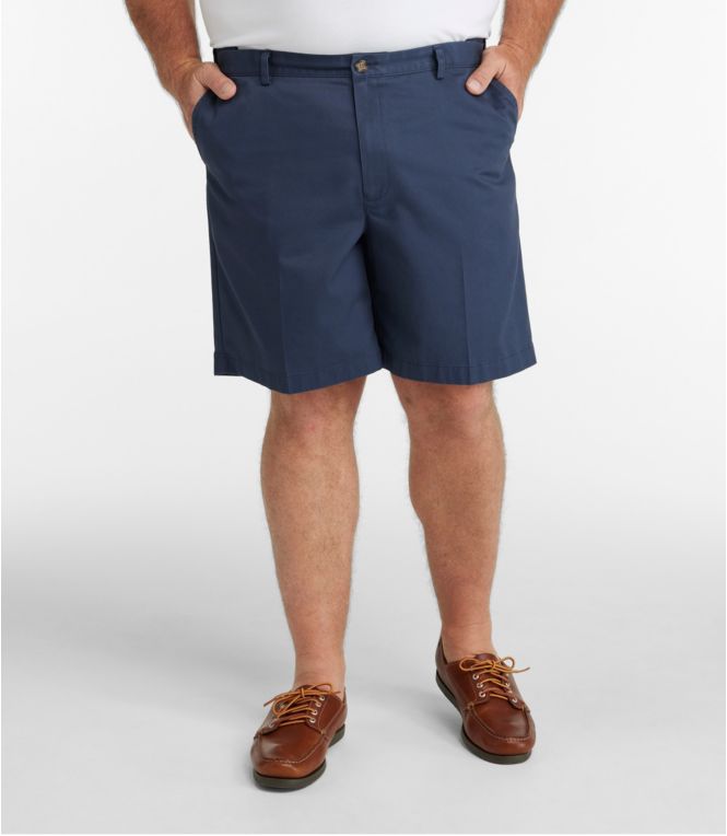 Men's Wrinkle-Free Double L® Chino Shorts, Natural Fit, Hidden Comfort Waist, 8