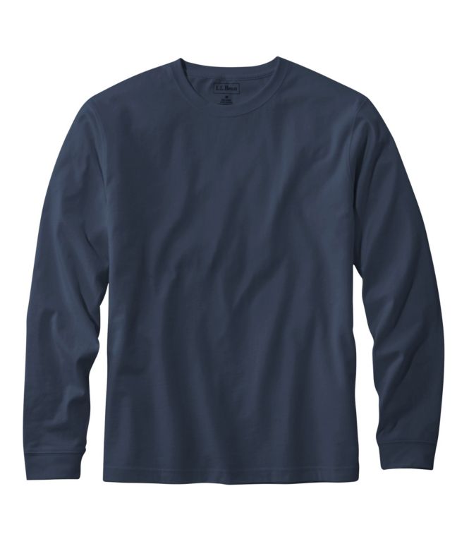 Men's Carefree Unshrinkable Tee, Traditional Fit, Long-Sleeve