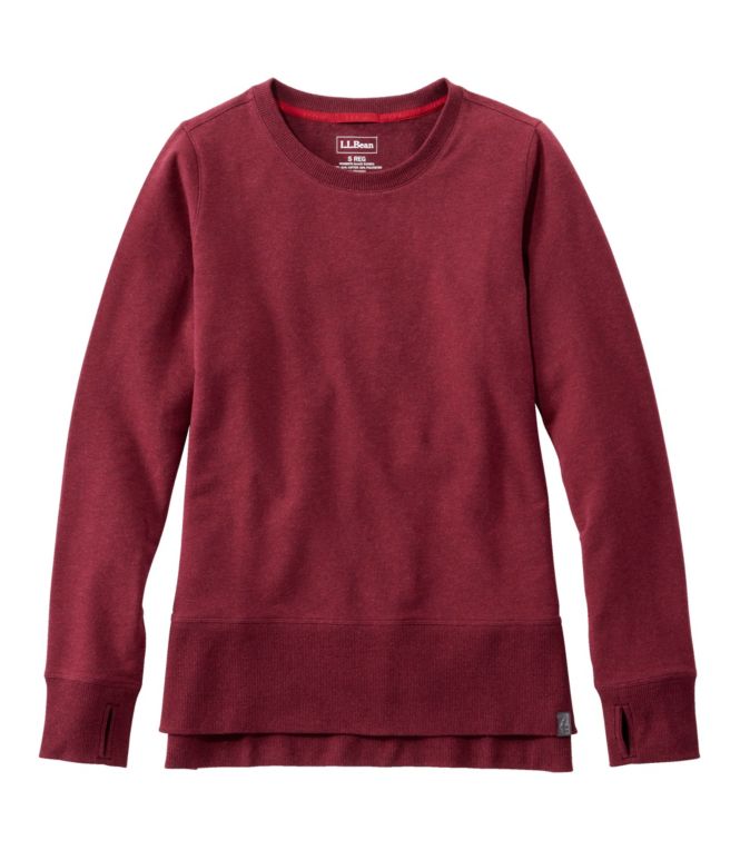Women's L.L.Bean Cozy Sweatshirt, Split-Hem