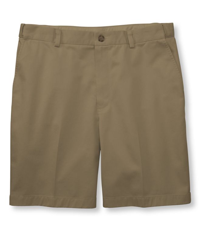 Men's Wrinkle-Free Double L® Chino Shorts, Natural Fit, Hidden Comfort Waist, 8