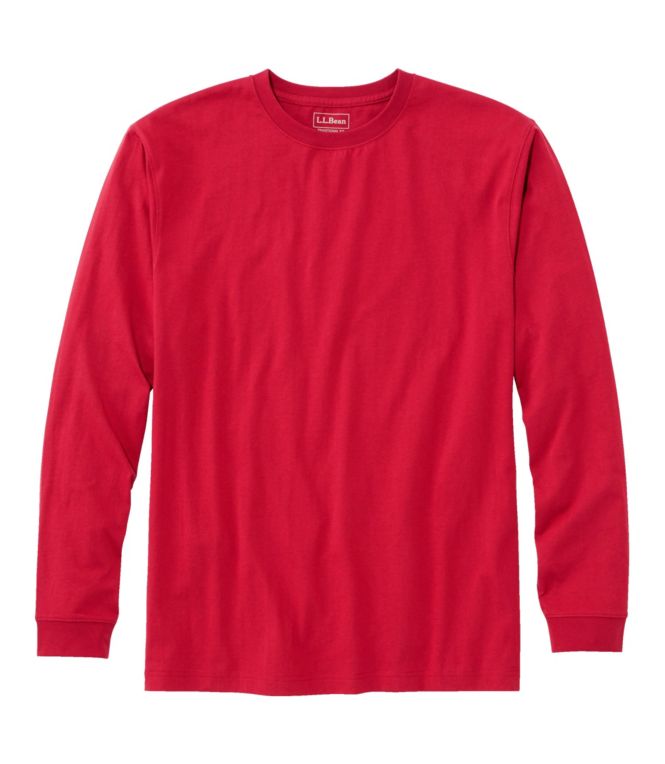 Men's Carefree Unshrinkable Tee, Traditional Fit, Long-Sleeve