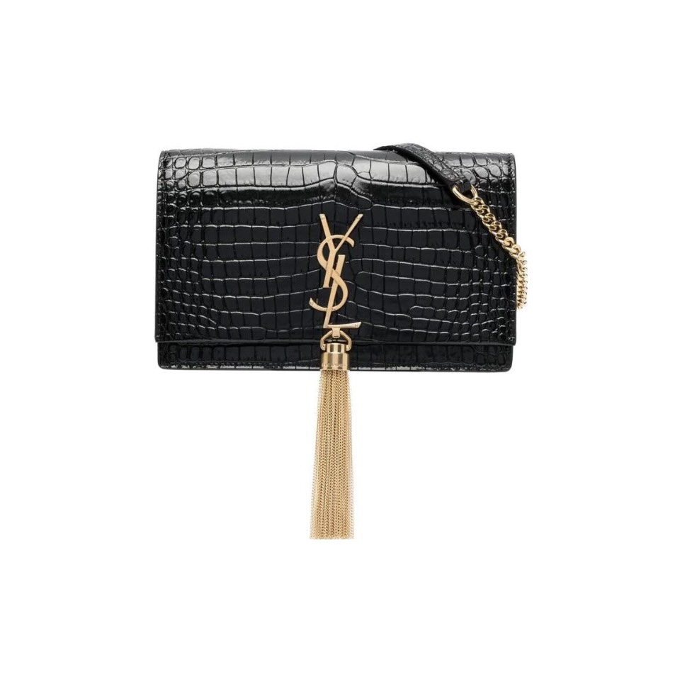 Saint Laurent YSL Kate Tassel Crocodile Leather Bag (Replica) - Ultra-Collectible