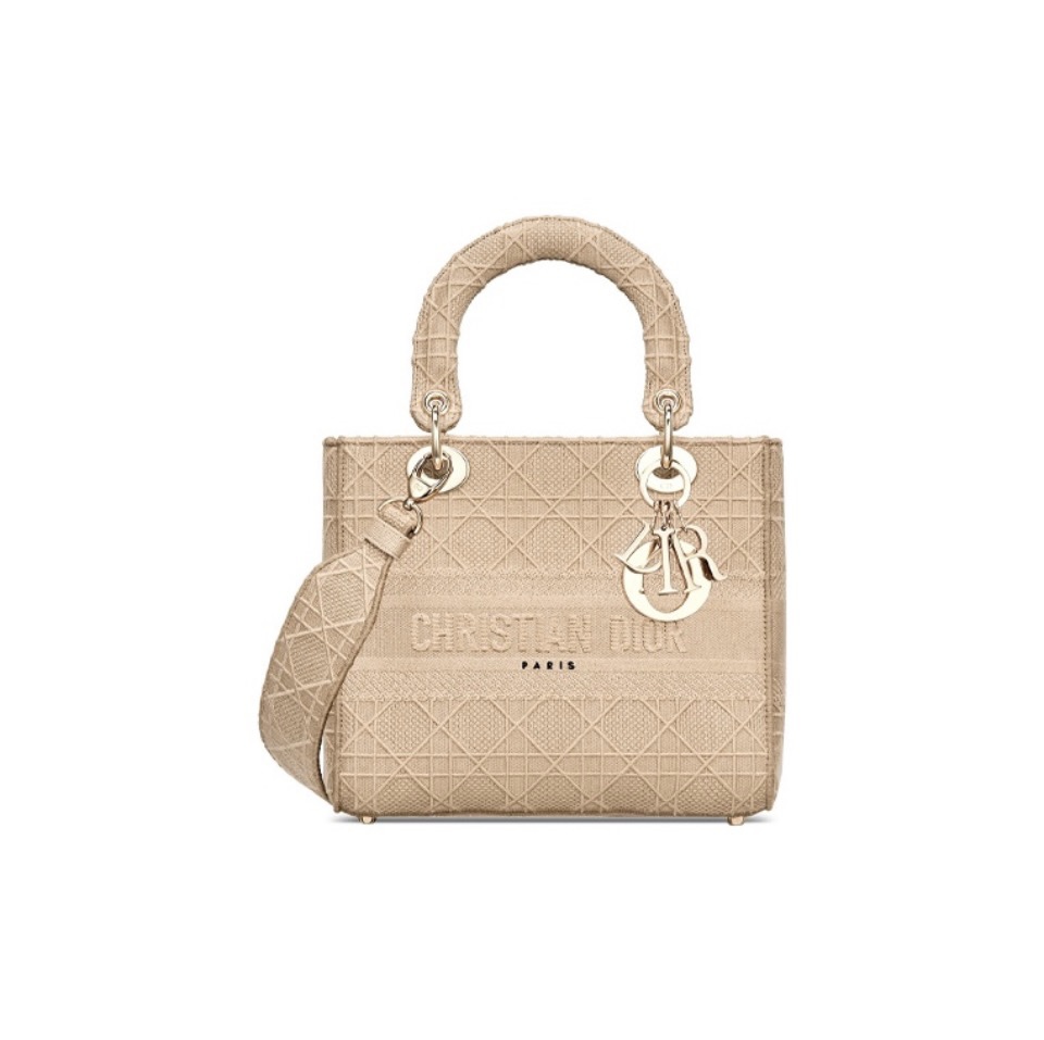 Dior Medium LADY Bag Cannage Embroidery(Replica) - Ultra-Collectible