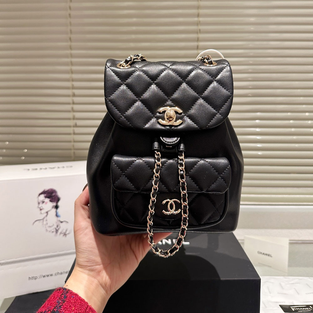 Chanel  Duma A Plaid Backpack  Bag (Perfect Replica） - Ultra-Collectible