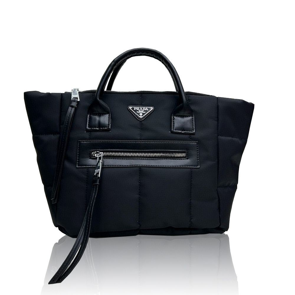 Prada Classic Black Tote Bag (Replica) - Ultra-Collectible
