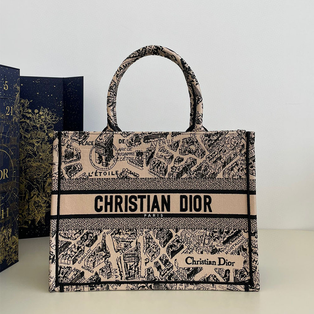 DIOR Book Tote Paris Map Bags(Replica) - Ultra-Collectible