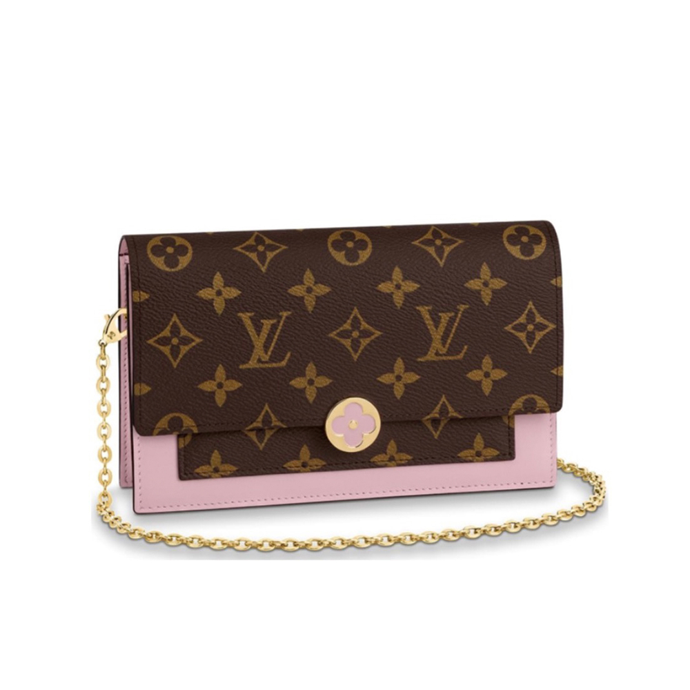 Louis Vuitton LV Flore Chain Wallet (Replica) - Ultra-Collectible