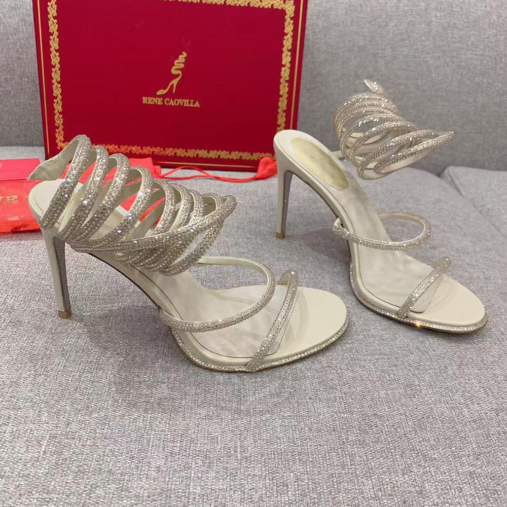 Rene Caovilla Chandelier Elegant Evening Sandals (Replica) - Ultra-Collectible