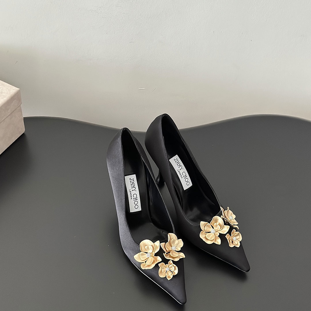 Jimmy Choo 9.5CM Slim Heel Stylish And Elegant  Slide Sandal (Replica) - Ultra-Collectible