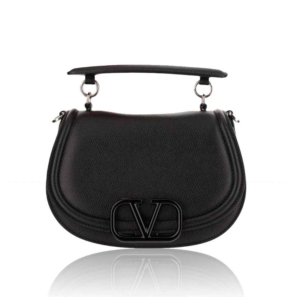 Valentiono VLogo Grainy Flap Tote (Replica) - Ultra-Collectible