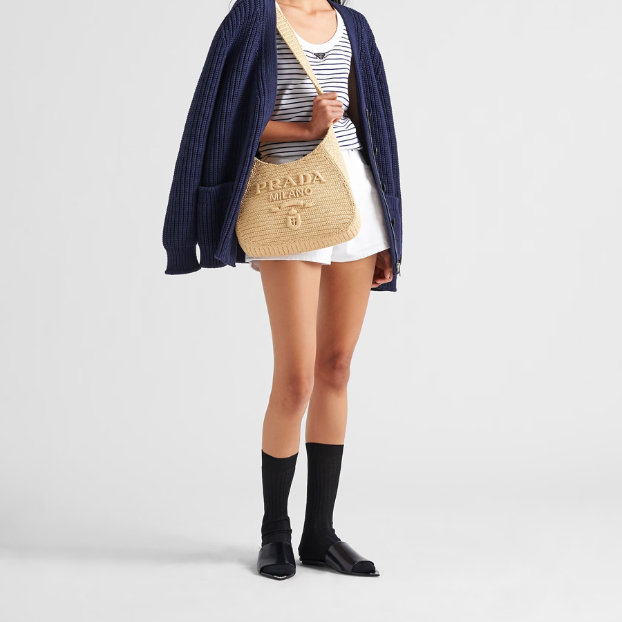 Prada Crochet Handbag Tote Bag - Ultra-Collectible
