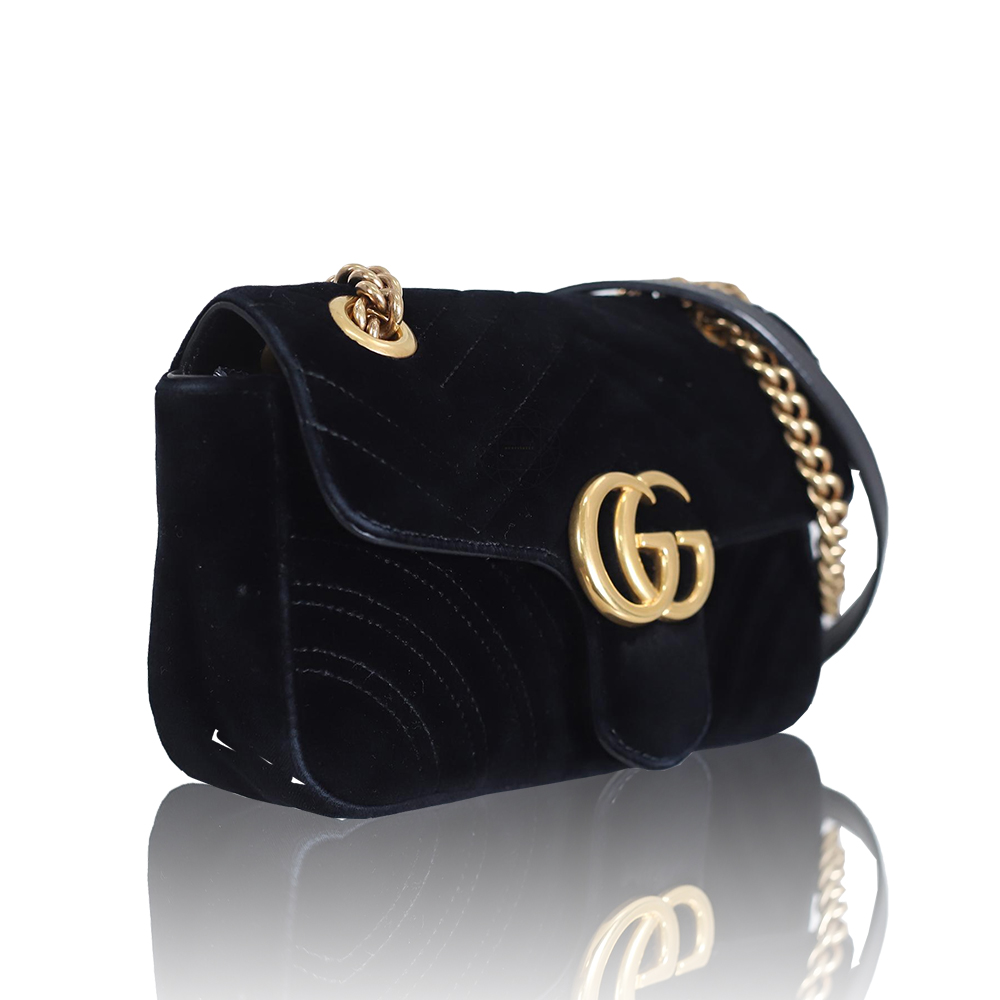 Gucci GG Marmont Velvet Small(Replica) - Ultra-Collectible