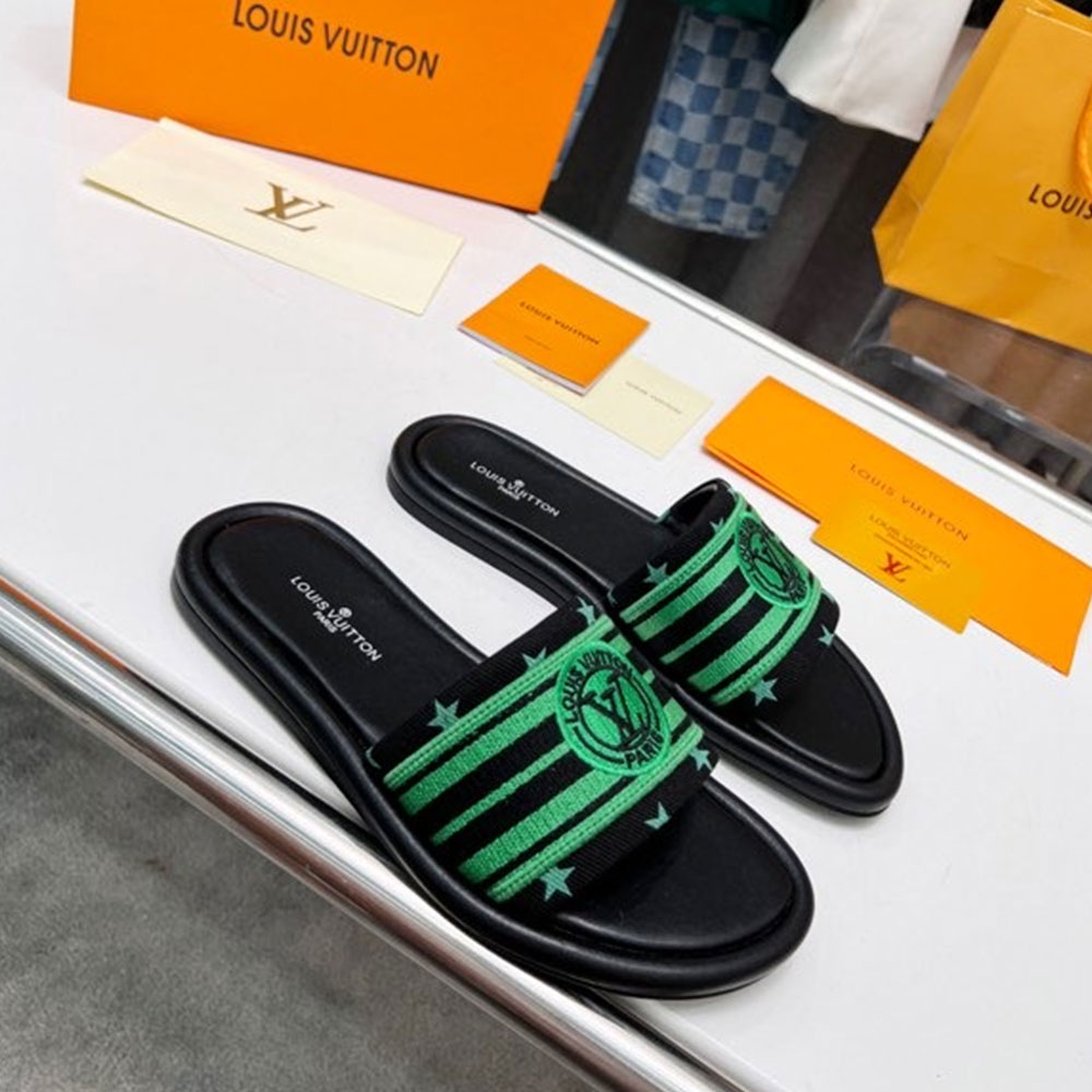Louis Vuitton LV Magnetic Canvas Dashion Flip-flops Slide Sandal (Replica) - Ultra-Collectible