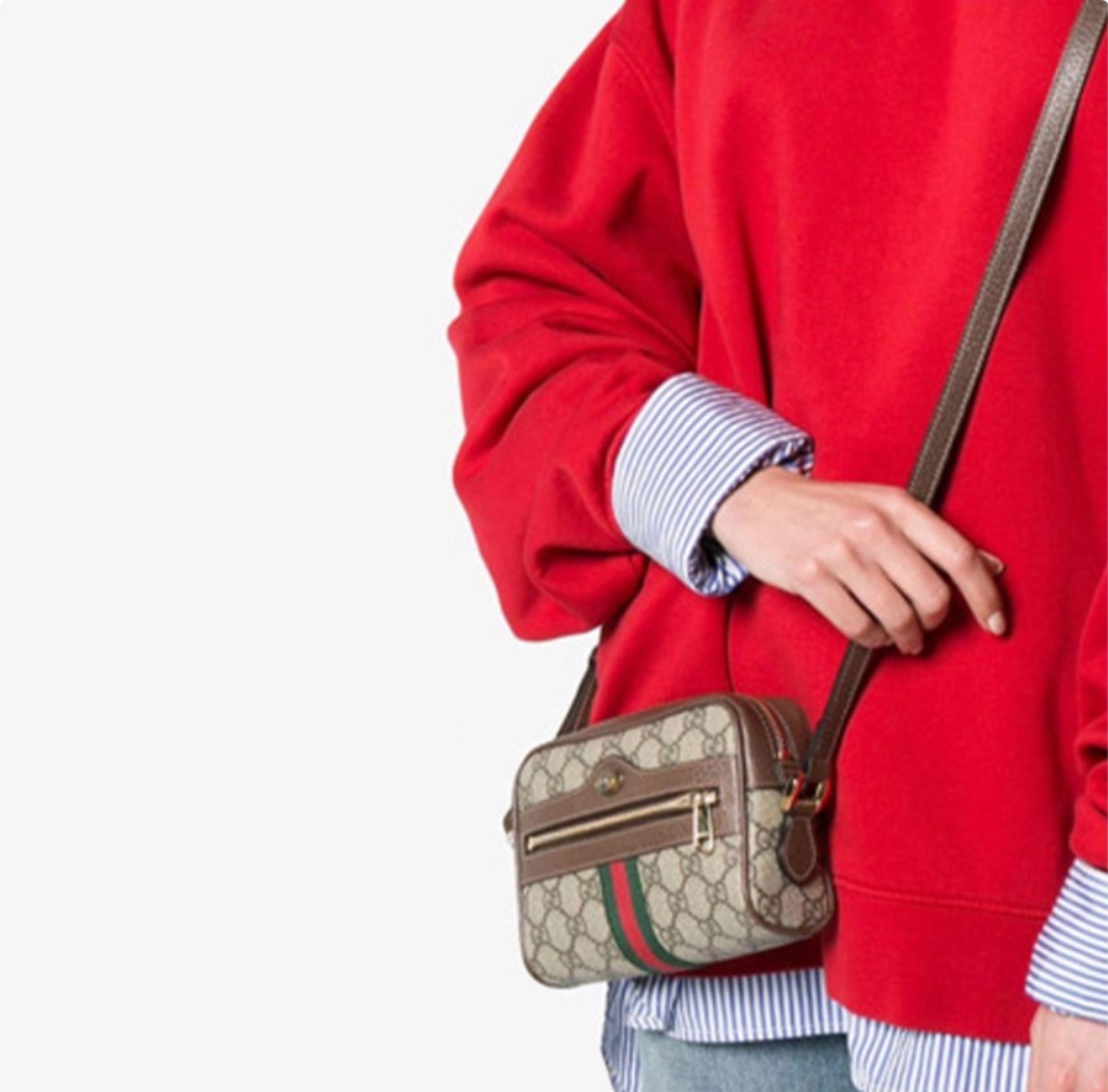 Gucci Ophidia Stripe Shoulder Bags  (Replica) - Ultra-Collectible