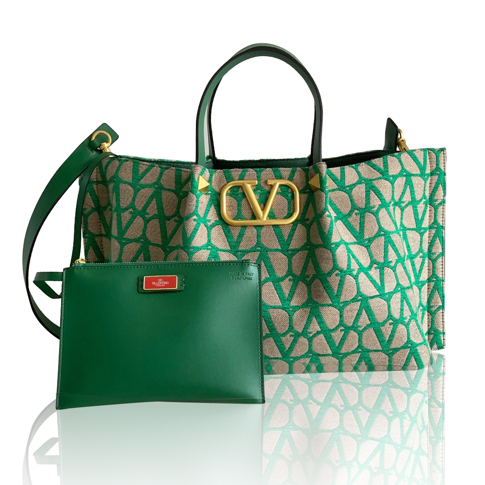 Valentino Embroidered Canvas Crossbody  (Replica) - Ultra-Collectible