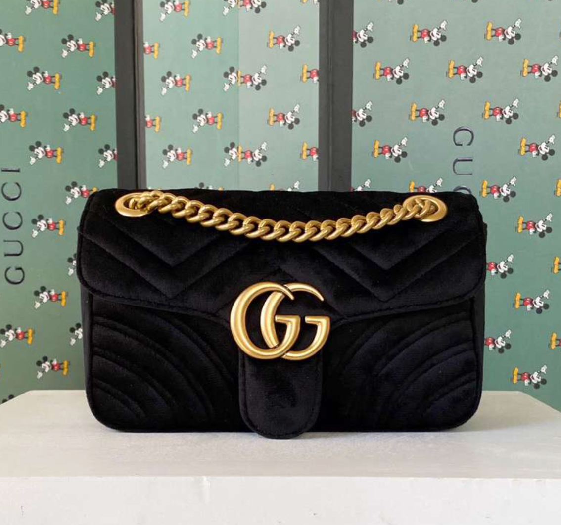 Gucci GG Marmont Velvet Mini (Replica) - Ultra-Collectible