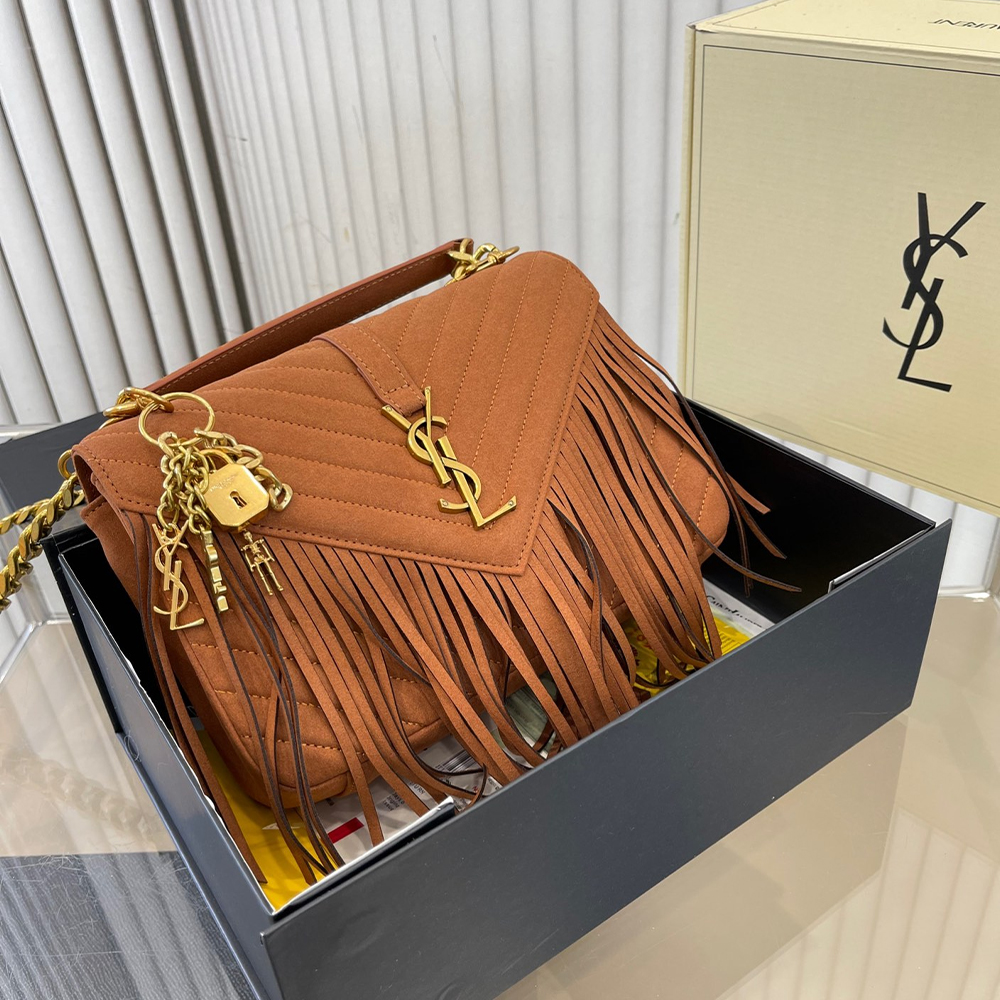 Saint Laurent YSL Monogram Tassel Hand Crossbody Bag (Replica) - Ultra-Collectible