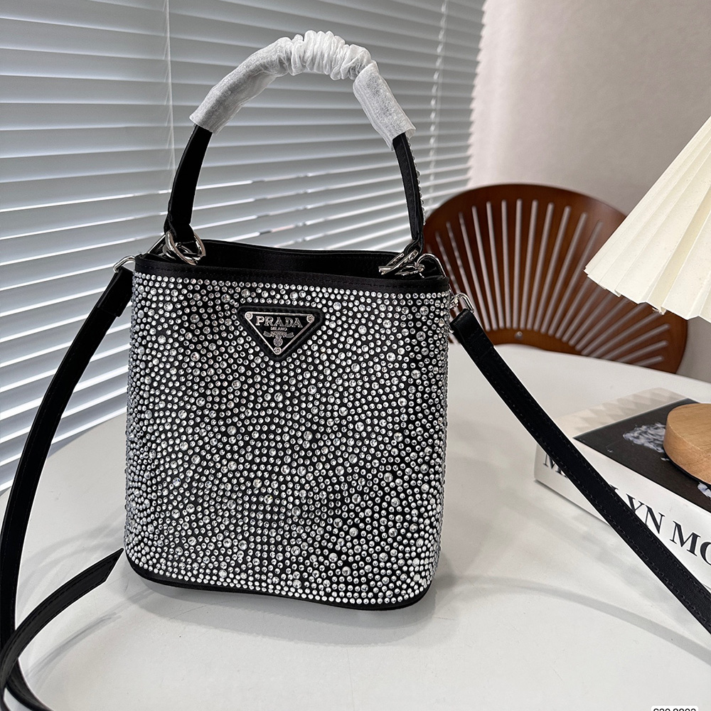 Prada Panier Crystal Tote Shoulder Messenger Bag （Replica） - Ultra-Collectible