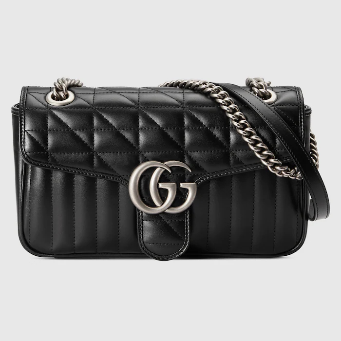 Gucci GG Marmont Small Shoulder Bag Black - Ultra-Collectible