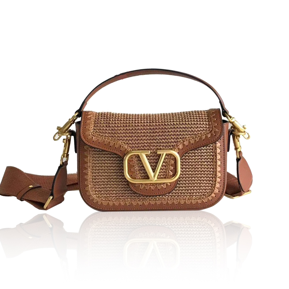 Valentino Garavanialltimewoven leather shoulder bag (Replica) - Ultra-Collectible