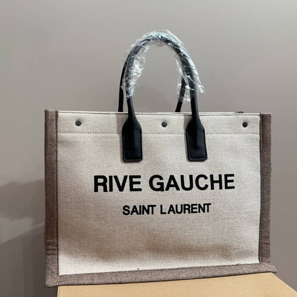 Saint Laurent YSL  Rive Gauche canvas tote bag (Replica) - Ultra-Collectible