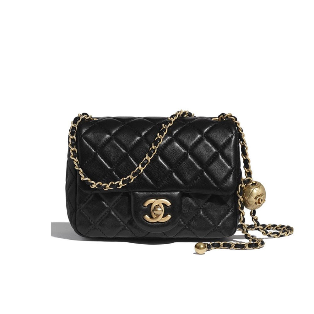 Chanel CF Calfskin Golden Ball 17CM - Ultra-Collectible