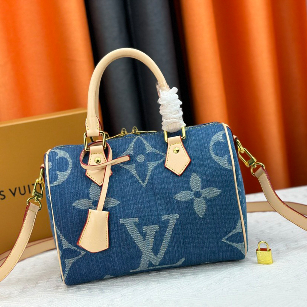 Louis Vuitton Speedy Bandoulière 25 Denim Handbag Crossbody Bag （Replica） - Ultra-Collectible