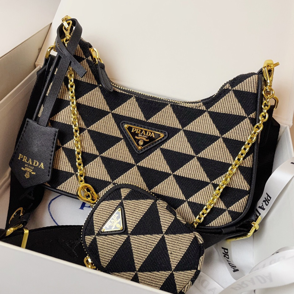 Prada Canvas Armpit Shoulder Bag Handbag（Replica） - Ultra-Collectible