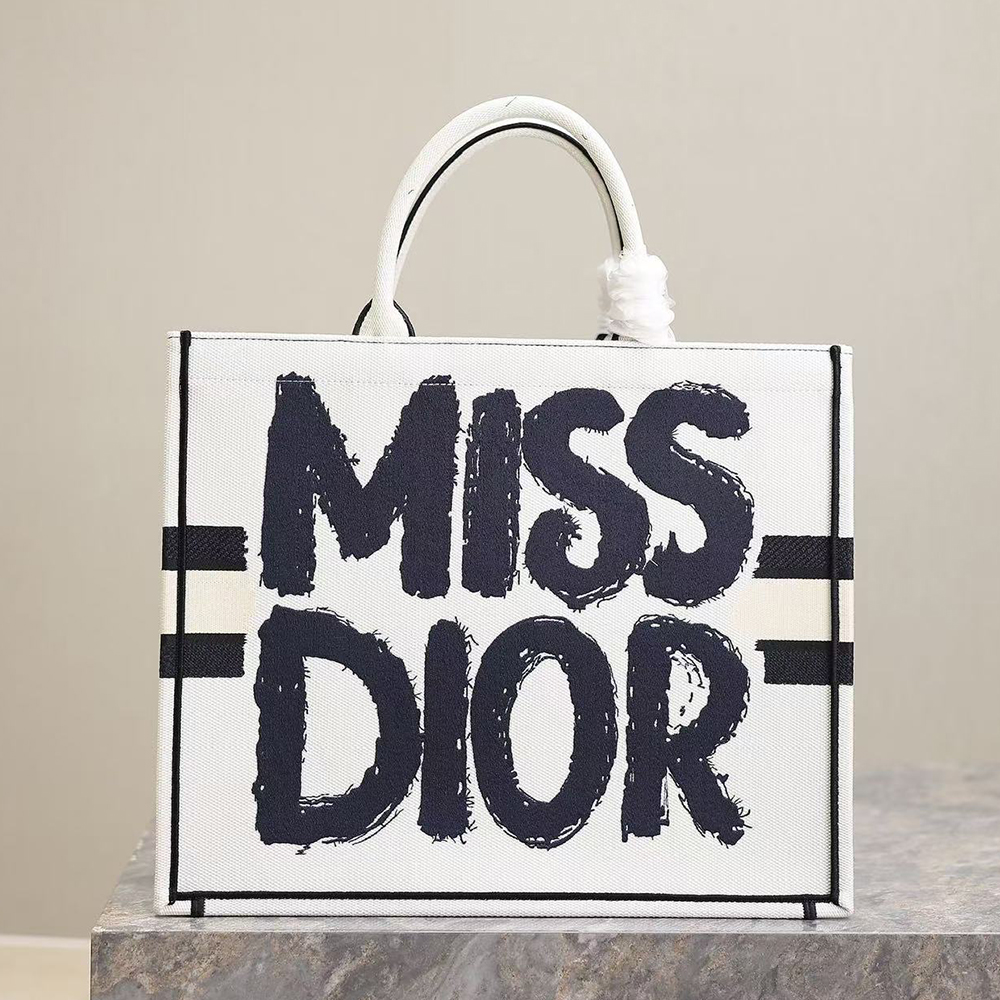 DIOR MISS Book Tote Bag  (Replica) - Ultra-Collectible