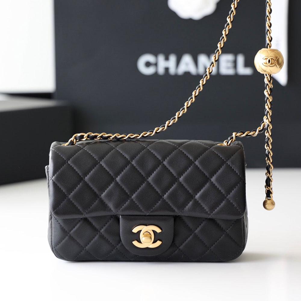 Chanel CF Calfskin Golden Ball 20CM（Replica） - Ultra-Collectible
