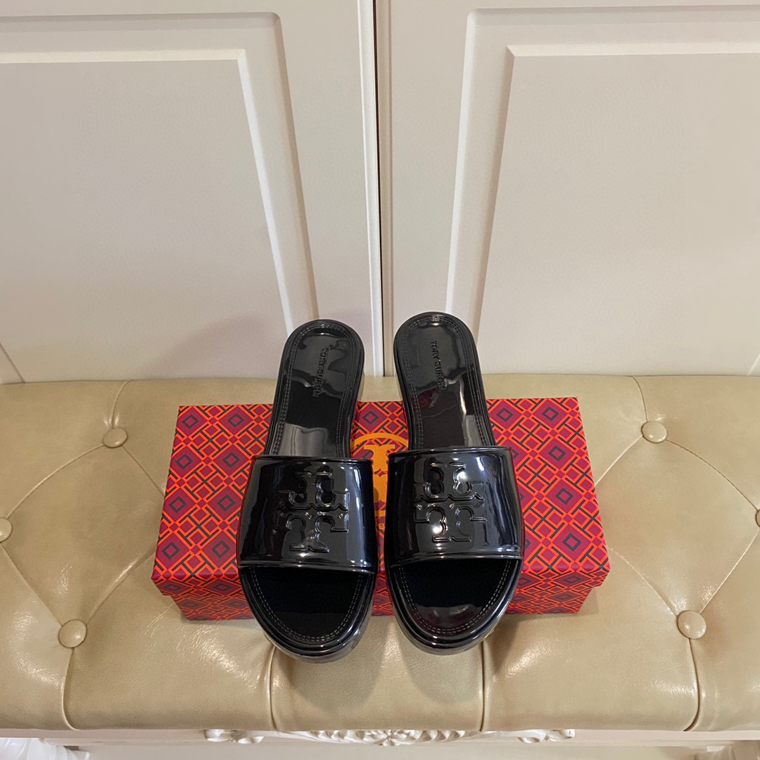 Tory Burch Rubber  Fashion Flip-flops Sandals Slide (Replica) - Ultra-Collectible