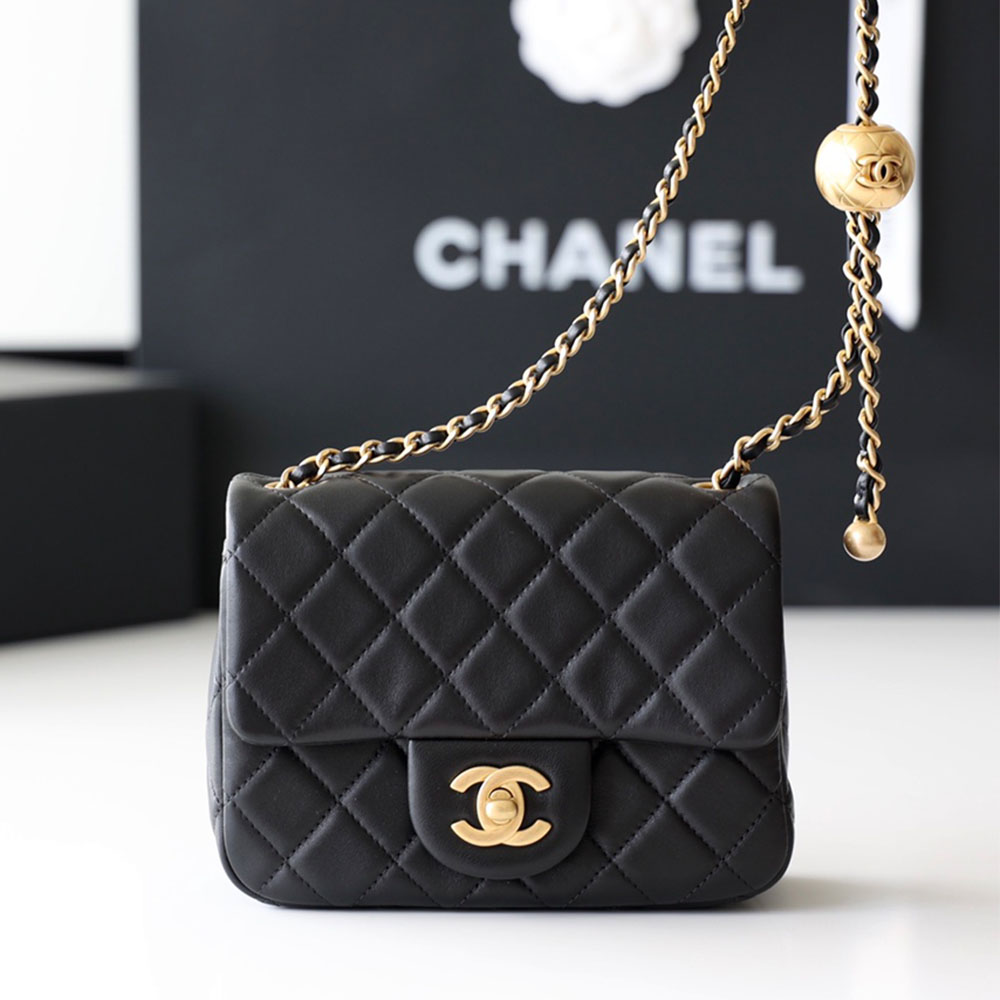 Chanel CF Calfskin Golden Ball 17CM - Ultra-Collectible