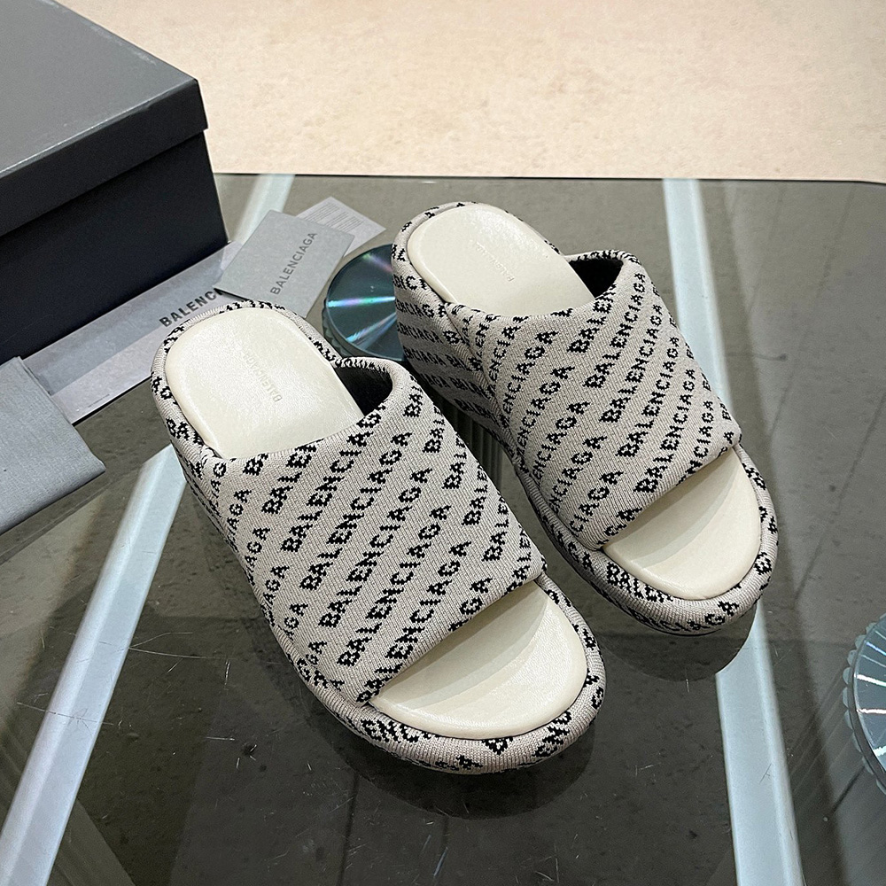 Balenciaga  Chunky Heel Sandals Slide Sandal(Replica) - Ultra-Collectible