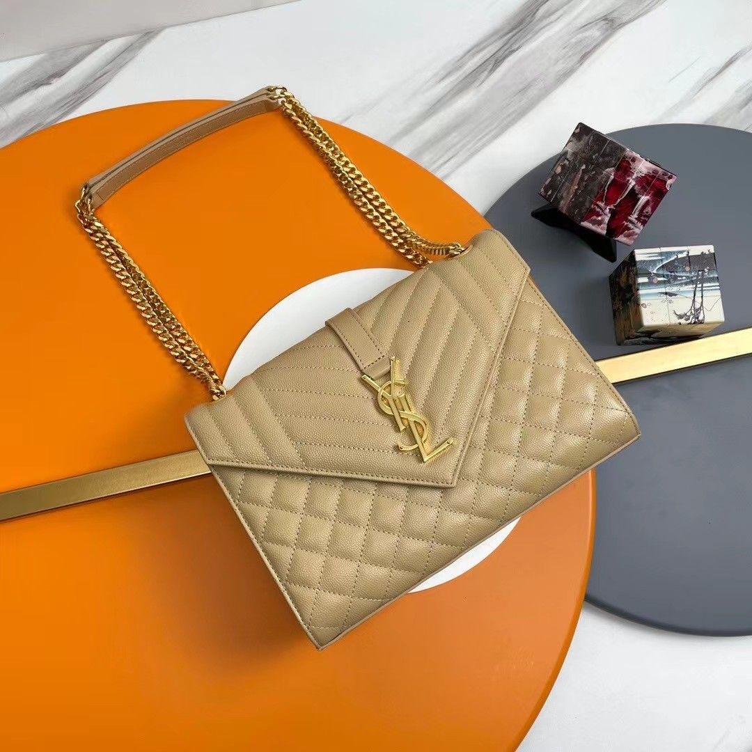 Saint Laurent YSL Envelope Medium 24- Embossed Leather(Replica) - Ultra-Collectible