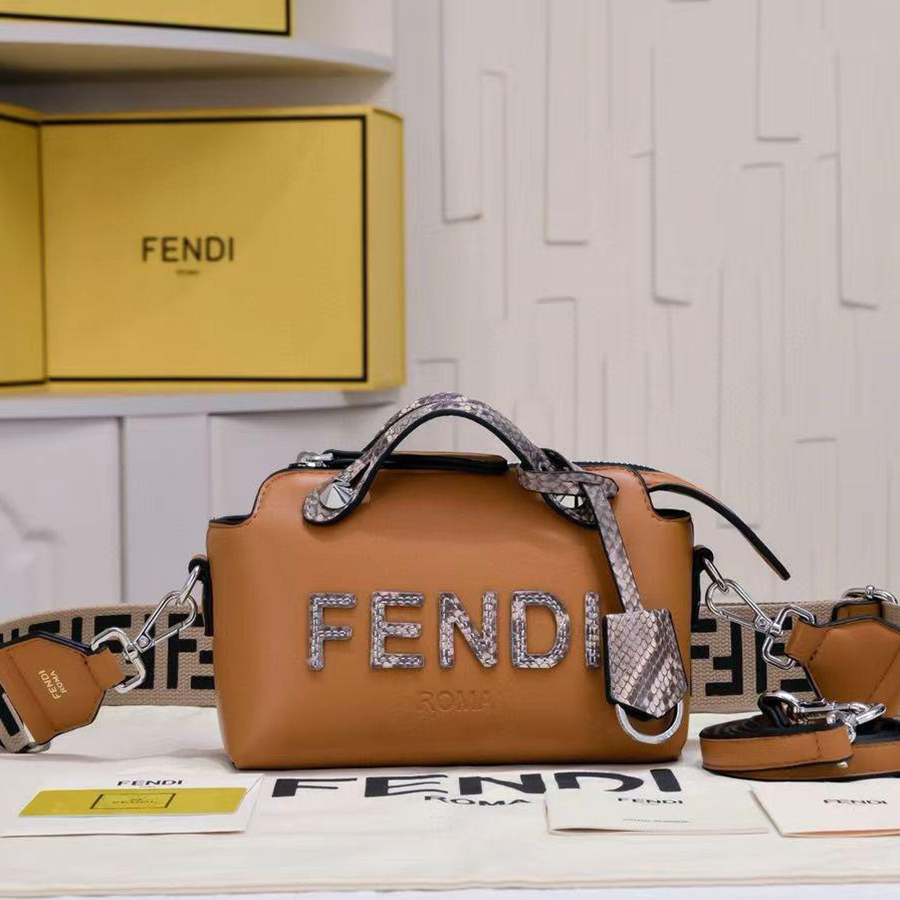FENDI By The Way Mini Leather Boston Bag（Replica） - Ultra-Collectible
