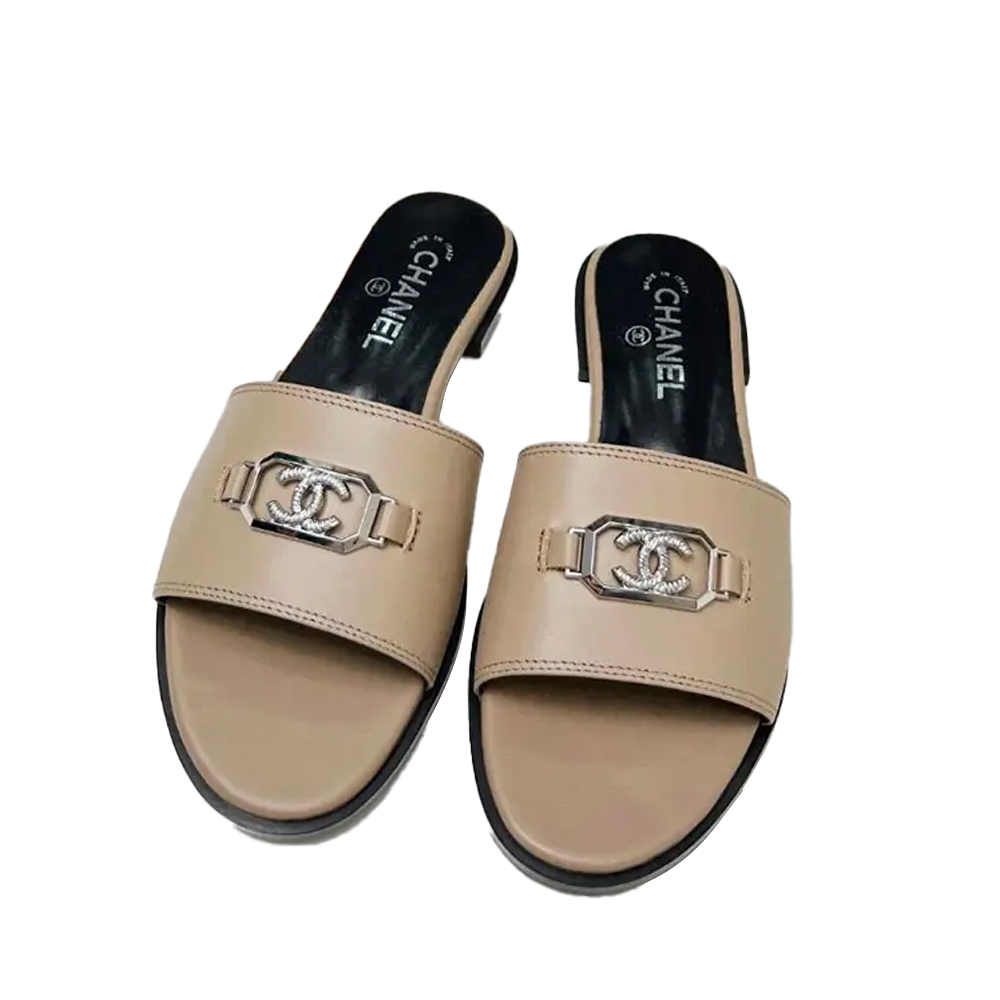 Chanel Flat Opflopsen-toed Flip-flops Slide Sandal (Replica) - Ultra-Collectible