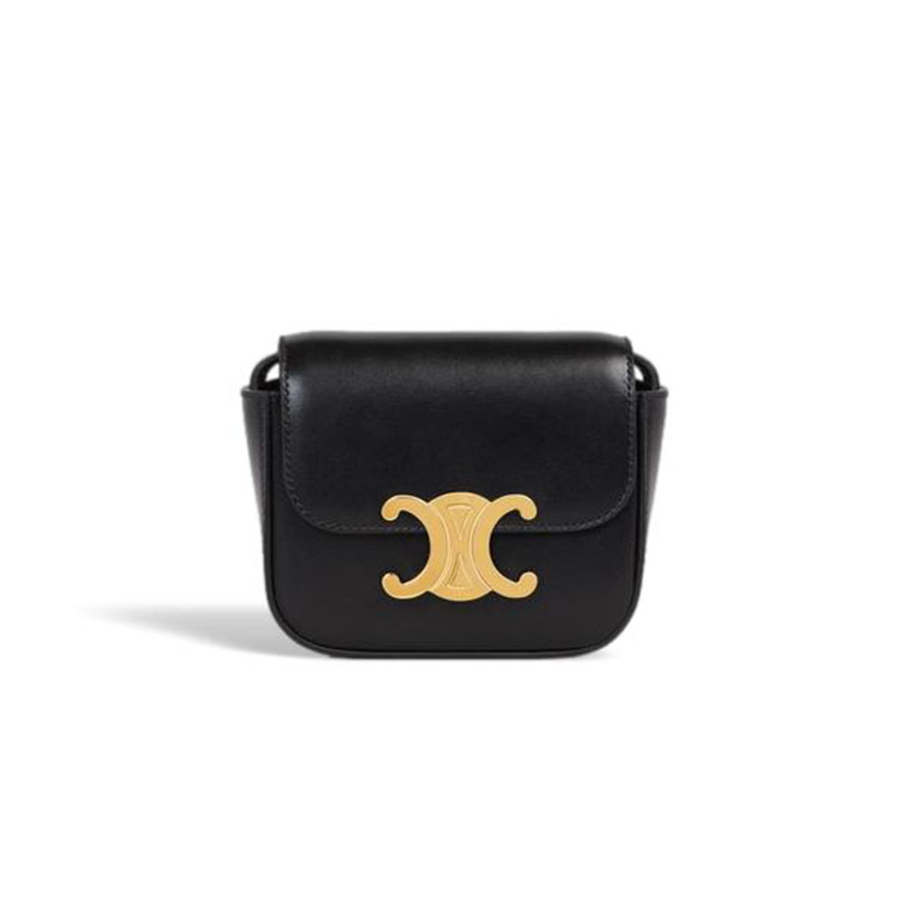 CELINE MINI TRIOMPHE IN SHINY CALFSKIN(Replica) - Ultra-Collectible