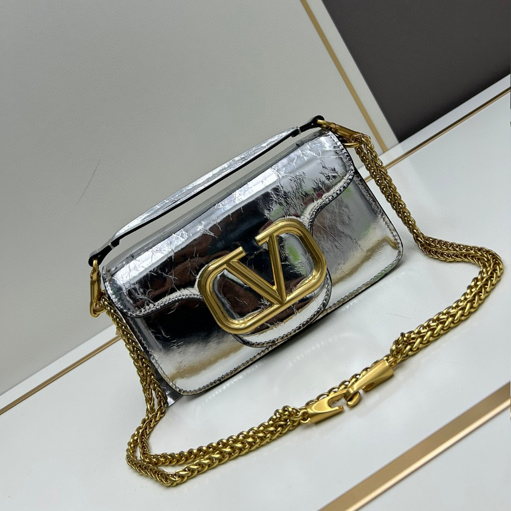 Valentino GARAVANILOcò Metallic Calfskin Bag  (Replica) - Ultra-Collectible