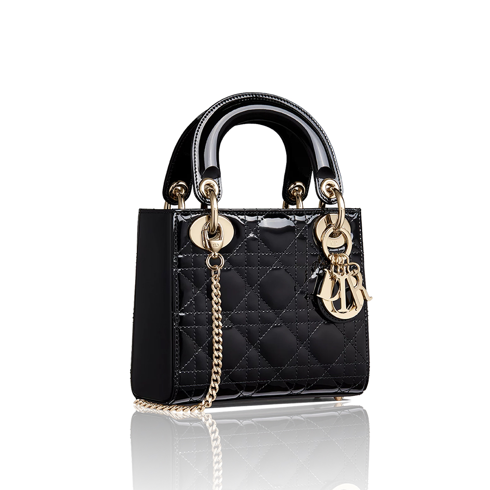 Dior Mini Lady Bag - Lacquered Calfskin (Replica) - Ultra-Collectible