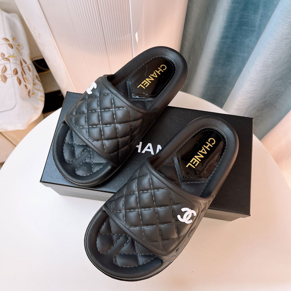 Chanel Shoes Flat Slippers Slide Sandal (Replica) - Ultra-Collectible