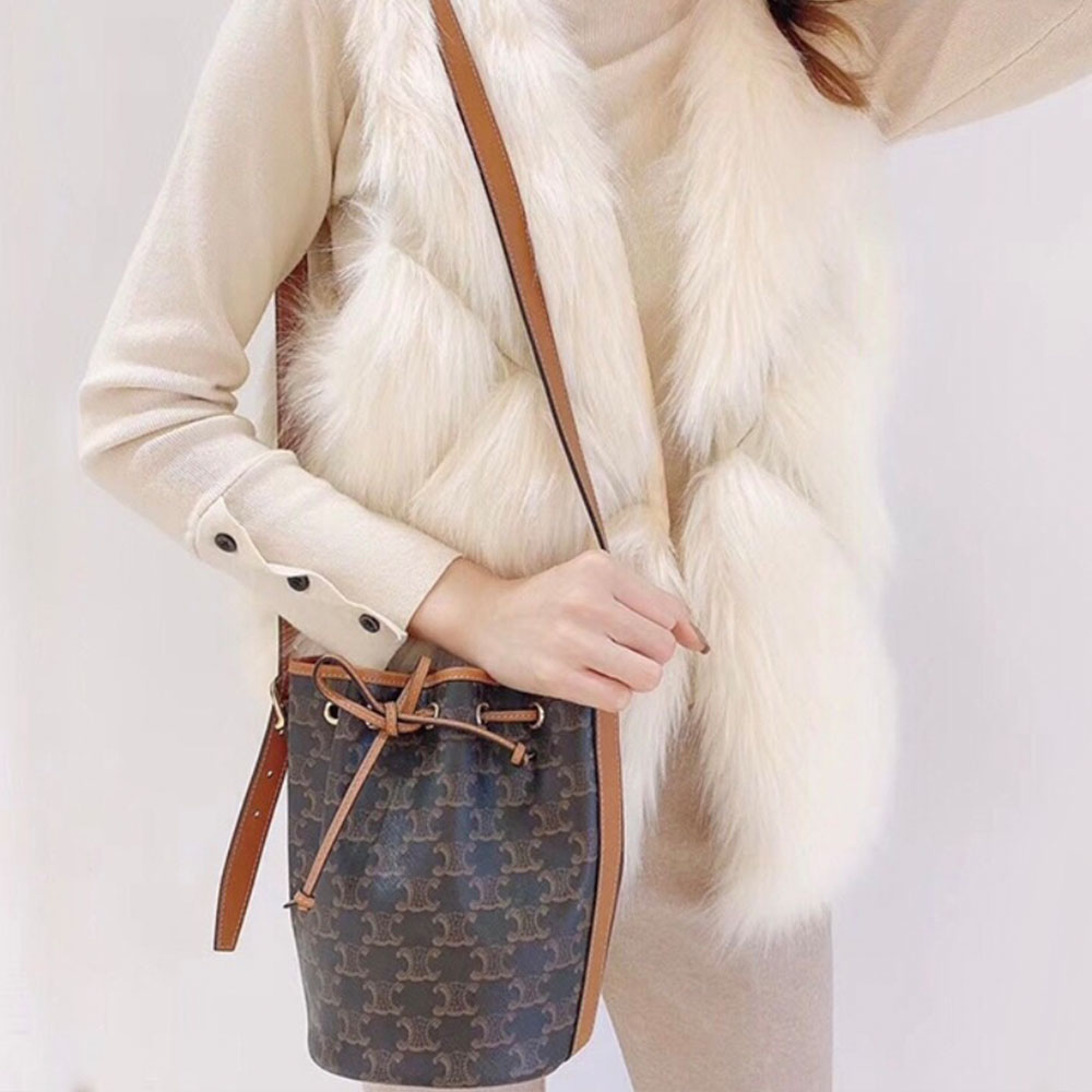 Celine Triomphe Drawstring Bag(Replica) - Ultra-Collectible