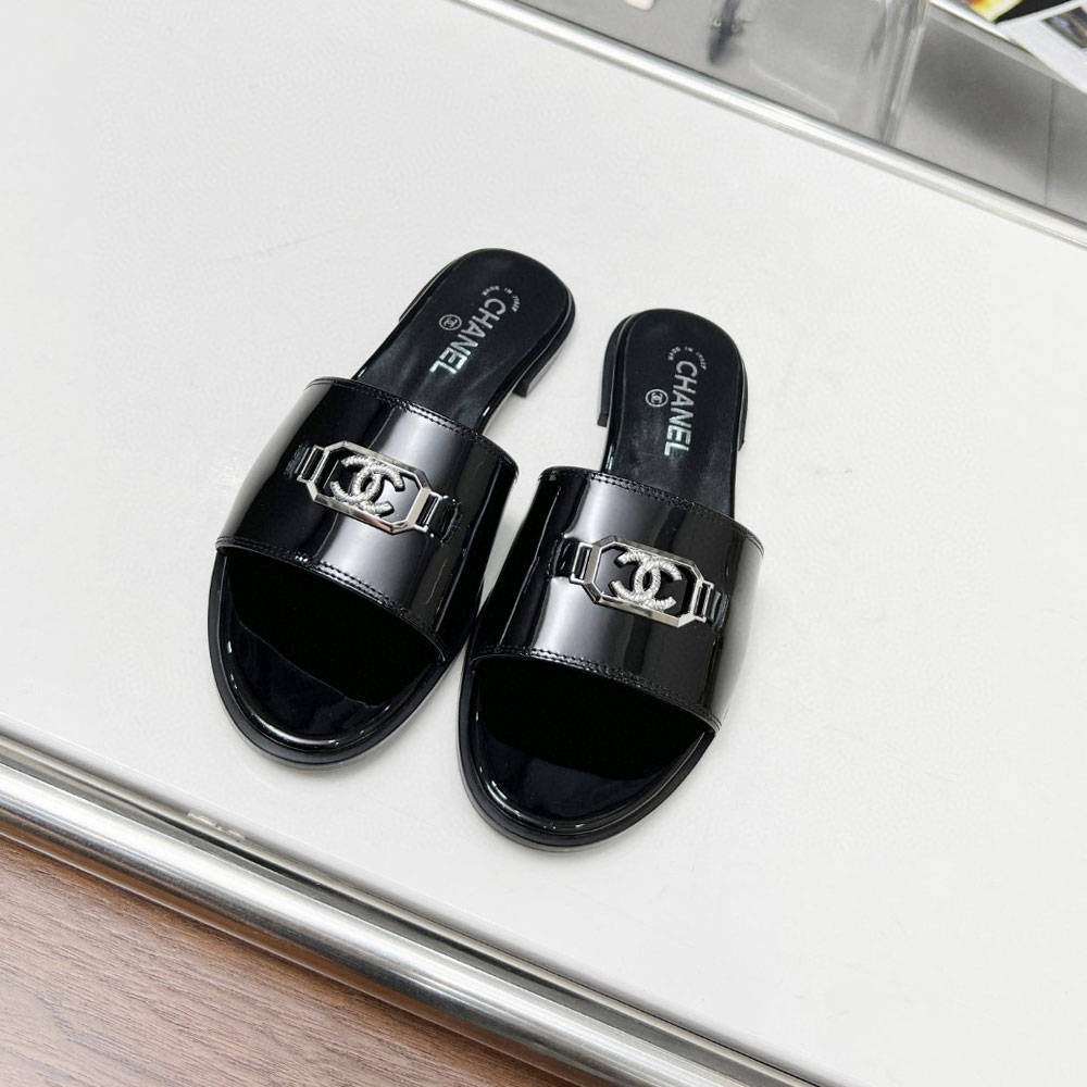 Chanel Flat Opflopsen-toed Flip-flops Slide Sandal (Replica) - Ultra-Collectible
